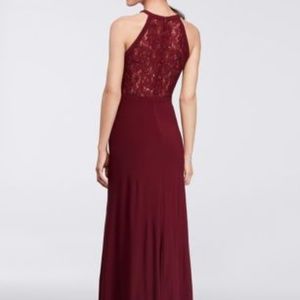 nightway dress merlot
